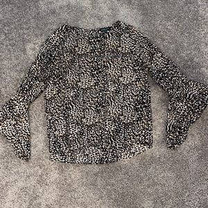 Womens Brave Soul Leopard Blouse Size Small